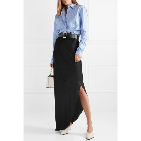BY MALENE BIRGER Aliviay Asymmetric Maxi Skirt Silky Satin Size Eu 34 US XS/S ❤️